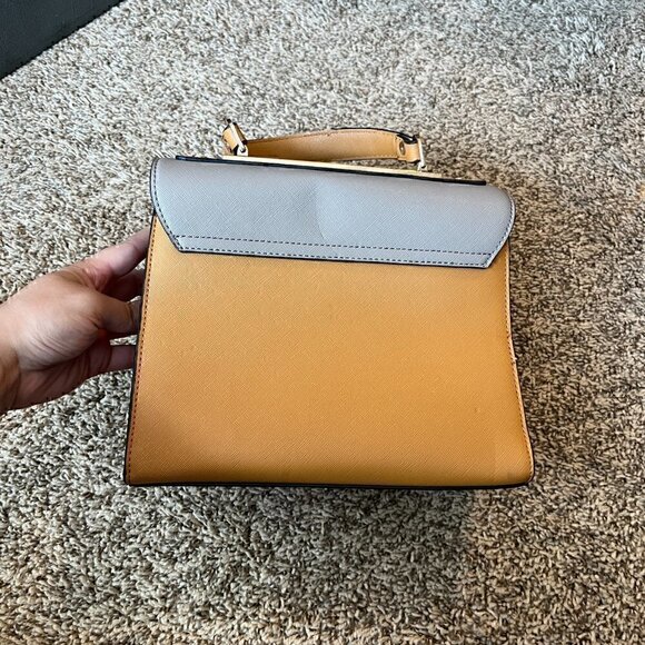 Dune London silver and tan handbag - Picture 4 of 7